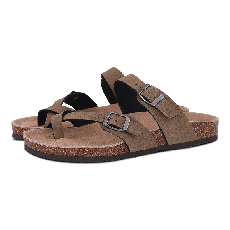 Zapatillas de gamuza a la moda para mujer