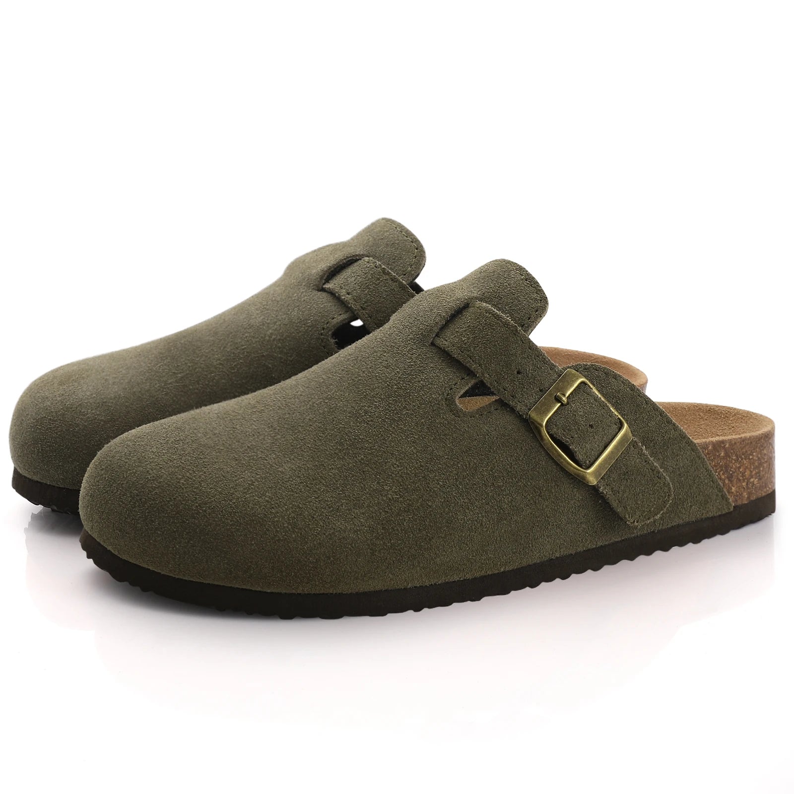 Zapatillas de gamuza a la moda para mujer