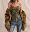 Top Halter sin Mangas para Mujer