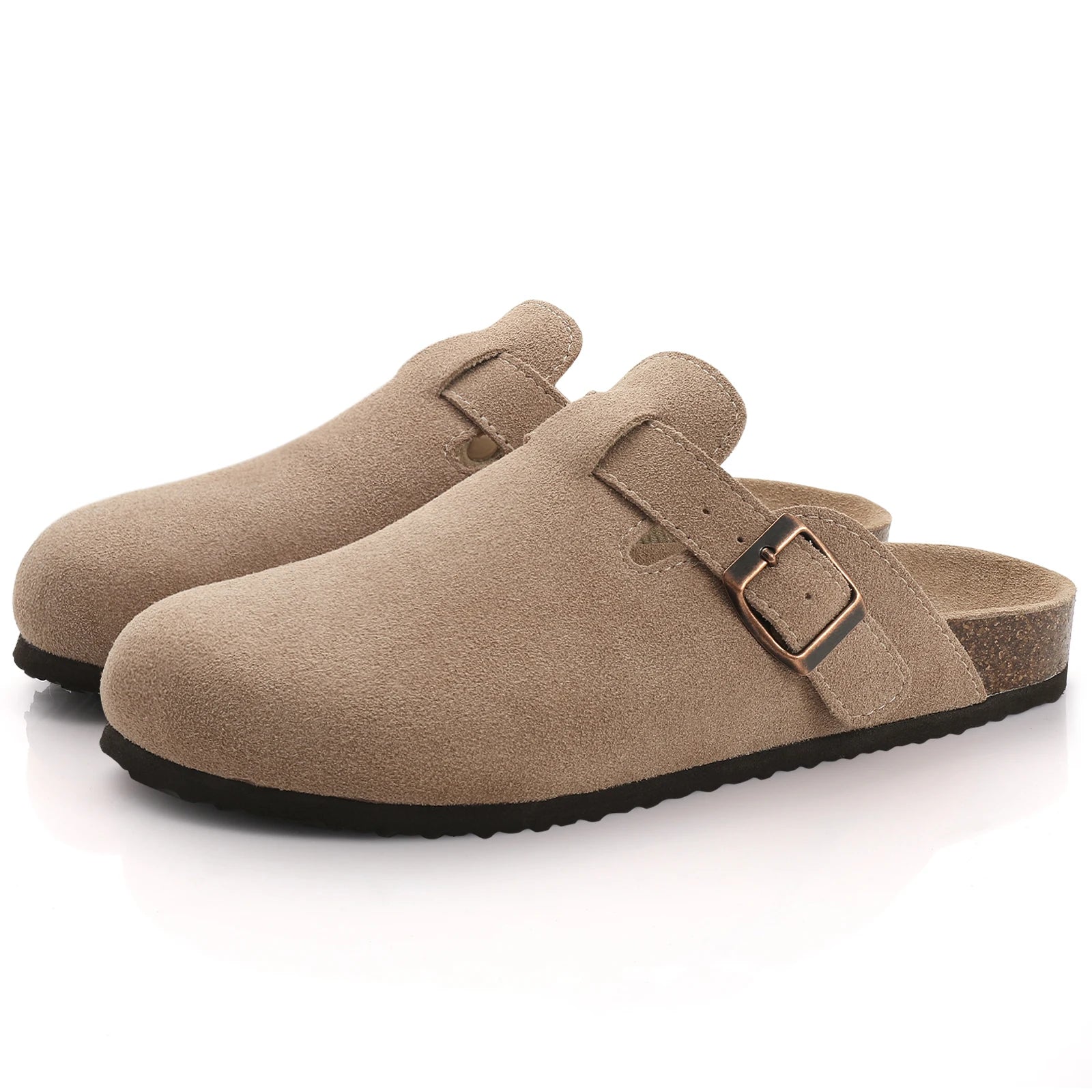 Zapatillas de gamuza a la moda para mujer