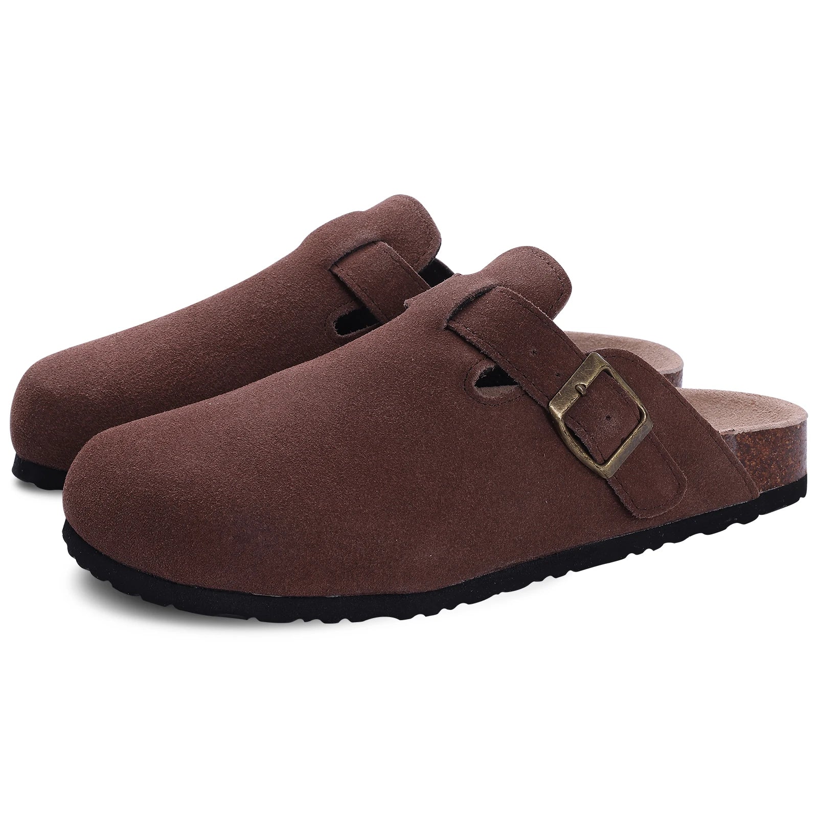 Zapatillas de gamuza a la moda para mujer